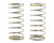 Tekno RC 45mm Front Shock Spring Set (Yellow - 3.41lb/in) (1.3x8.5)