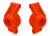 Carriers, stub axle (red) (rear) (left & right)