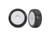 Tires & wheels, assembled, glued (white dished 3.0" wheels, Response Pro 3.0" tires, foam inserts) (2)
