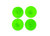 Wheel discs (green) (4)