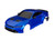 Body, Ford Mustang, complete (blue) (painted, decals applied) (includes side mirrors, spoiler, grilles, vents, & clipless mounting)