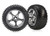 Tires & wheels, assembled (Tracer 2.2" chrome wheels, AliasÆ 2.2" tires) (2) (Bandit rear, medium compound with foam inserts)