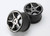 Wheels, Gemini 3.8" (black chrome) (2) (use with 17mm splined wheel hubs & nuts, part #5353X)