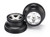 Wheels, SCT satin chrome, black beadlock style, dual profile (2.2" outer 3.0" inner) (2) (2WD front only)
