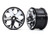 Wheels, All-Star 2.8" (chrome) (nitro rear / electric front) (2)