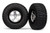 Tire & wheel assy, glued (SCT satin chrome, black beadlock wheel, BFGoodrichÆ Mud-Terrainô  T/AÆ KM2 tire, insert) (2)(4WD front/rear, 2WD rear only)