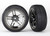Tires & wheels, assembled, glued (split-spoke black wheels, 1.9" Response tires) (front) (2)