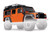 Body, Land RoverÆ DefenderÆ, adventure orange (complete with ExoCage, inner fenders, fuel canisters, and jack)