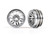 Wheels, 1.0" (satin chrome) (2) 9768-SATIN