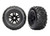 Tires & wheels, assembled, glued (3.8" black wheels, SledgehammerÆ tires, foam inserts) (2)