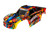 Body, HossÆ 4x4 VXL, Solar Flare (painted, decals applied) (assembled with front & rear body mounts and rear body support for clipless mounting)