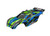 Body, RustlerÆ 4X4 VXL, green (painted, decals applied) (assembled with front & rear body mounts and rear body support for clipless mounting) 6785-GRN