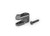 Servo horn, steering, 6061-T6 aluminum (gray-anodized)/ 3x15mm BCS (with threadlock) (1)