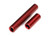 Driveshafts, center, female, 6061-T6 aluminum (red-anodized) (front & rear) (for use with #9751 metal center driveshafts) (fits 1/18 TRX-4Mô vehicles with 162mm wheelbase)