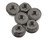 175RC Team Associated RC10B74.2D CE Aluminum Serrated Wheel Nuts (Grey) (6)