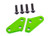 Steering block arms (aluminum, green-anodized) (2) (fits #9635 series & 9637 series steering blocks Steering block arms (aluminum, green-anodized) (2) (fits #9635 series & 9637 series steering blocks
