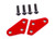 Steering block arms (aluminum, red-anodized) (2) (fits #9635 series & 9637 series steering blocks)