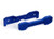 Tie bars, front, 6061-T6 aluminum (blue-anodized)