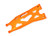 Suspension arm, lower, orange (1) (right, front or rear) (for use with #7895 X-MaxxÆ WideMaxxÆ suspension kit)