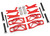 Suspension kit, WideMaxxÆ, red (includes front & rear suspension arms, front toe links, outer half shafts (extended), rear shock springs) Suspension kit, WideMaxxÆ, red (includes front & rear suspension arms, front toe links, outer half shafts (extended), rear shock springs)