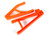 Suspension arms, orange, rear (right), heavy duty, adjustable wheelbase (upper (1)/  lower (1))