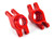Carriers, stub axle (red-anodized 6061-T6 aluminum) (rear) (2)