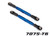 Camber links, rear (TUBES blue-anodized, 7075-T6 aluminum, stronger than titanium) (73mm) (2)/ rod ends (4)/ aluminum wrench (1) (#2579 3x15 BCS (4) required for installation)
