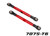 Toe links (TUBES red-anodized, 7075-T6 aluminum, stronger than titanium) (87mm) (2)/ rod ends (4) aluminum wrench (1)