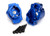 Portal drive axle mount, rear, 6061-T6 aluminum (blue-anodized) (left and right)/ 2.5x16 CS (4)