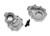 Portal housings, inner (rear), 6061-T6 aluminum (charcoal gray-anodized) (2)/ 2.5x10 CS (2)