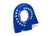Motor mount plate, 6061-T6 aluminum (blue-anodized)