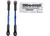 Turnbuckles, aluminum (blue-anodized), toe links, 61mm (2) (assembled w/ rod ends & hollow balls) (fits StampedeÆ) (requires 5mm aluminum wrench #5477)