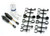 Big-bore shocks (long) (hard-anodized & PTFE-coated T6 aluminum) (assembled with TiN shafts) w/o springs (2)