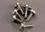 Screws, 3x8mm washerhead self-tapping (6)