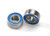 Ball bearings, blue rubber sealed (6x13x5mm) (2)