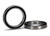 Ball bearing, black rubber sealed (20x27x4mm) (2)