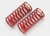 Spring, shock (red) (GTR) (4.9 rate double yellow stripe) (1 pair)