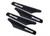 Rotor blade set, upper & lower (black) (4)