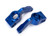Axle carriers, rear, 6061-T6 aluminum, left & right (blue-anodized)