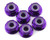 175RC Lightweight Aluminum M3 Flanged Lock Nuts (Purple) (6)
