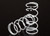 Spring, shock, white (GTR long) (0.767 rate black) (1 pair)