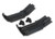 Skidplate, front (1), rear (1)/ rubber impact cushion (2)