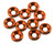 175RC Aluminum Flat Head High Load Spacer (Orange) (10)