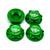 RC-Project 17mm Aluminum Serrated Fine Thread Wheel Nuts (4) (Green) RC-Project 17mm Aluminum Serrated Fine Thread Wheel Nuts (4) (Green)