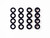 Assault RC Revolver M3 Ball Stud Washer Set (Black) (16)
