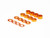 Assault RC Revolver M3 Ball Stud Washer Set (Orange) (16)