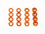 Assault RC Revolver M3 Ball Stud Washer Set (Orange) (16)