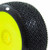 ProCircuit Kamikaze V2 Buggy Tires (C3) Medium - Pre-Mounted (Yellow) (2)