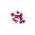 Ultimate Racing 3mm Aluminum Nylock Nut With Flange (Red) (10pcs) (UR1503-R)