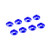Ultimate Racing 3MM ALUMINIUM CAP HEAD WASHER BLUE (8 PCS)